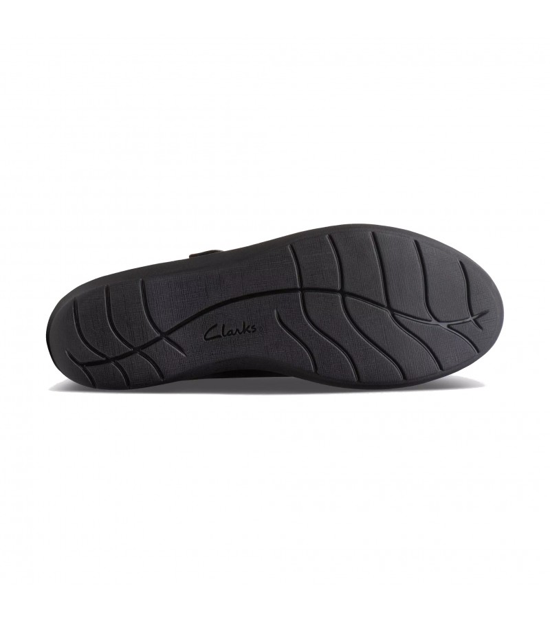 Clarks - Hope Henley Black Leather